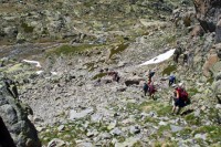 Depués de comer, caminando hacia Navalperal.
